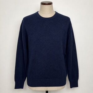 James Pringle Mens Navy Blue Pure New Wool Crew Neck Sweater JPK60 A16 Size M